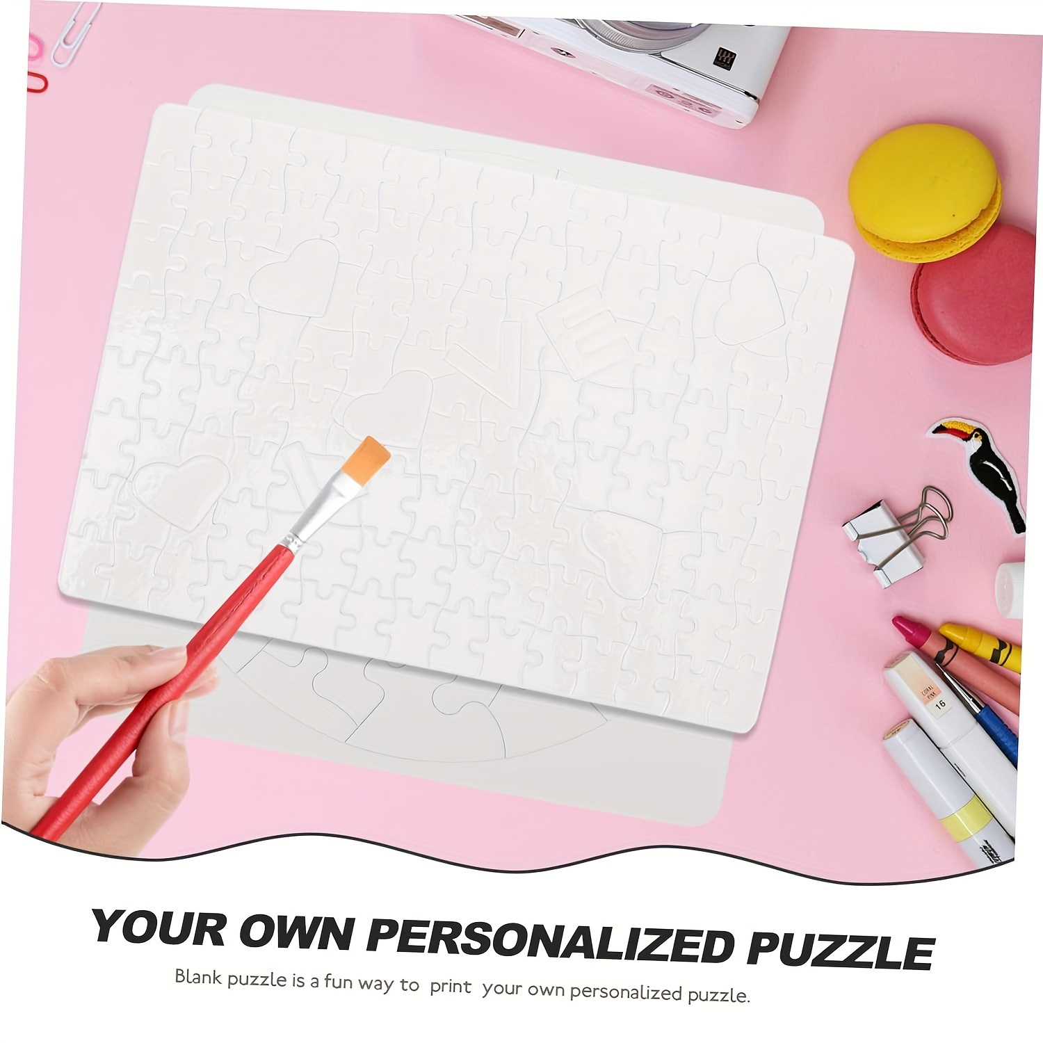 Puzzle Blank White - 5pcs/10pcs Sublimation Blank Puzzles – A5/A4