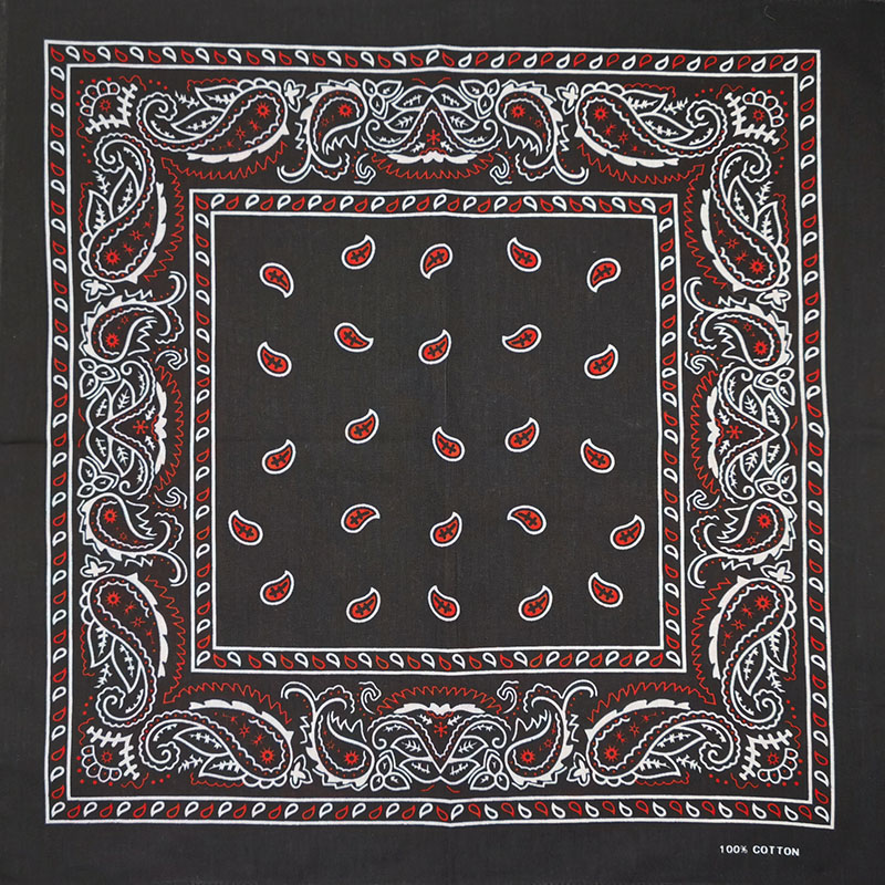 Fashion Unisex Black Paisley H - Bandana Blank White recensie en prijs