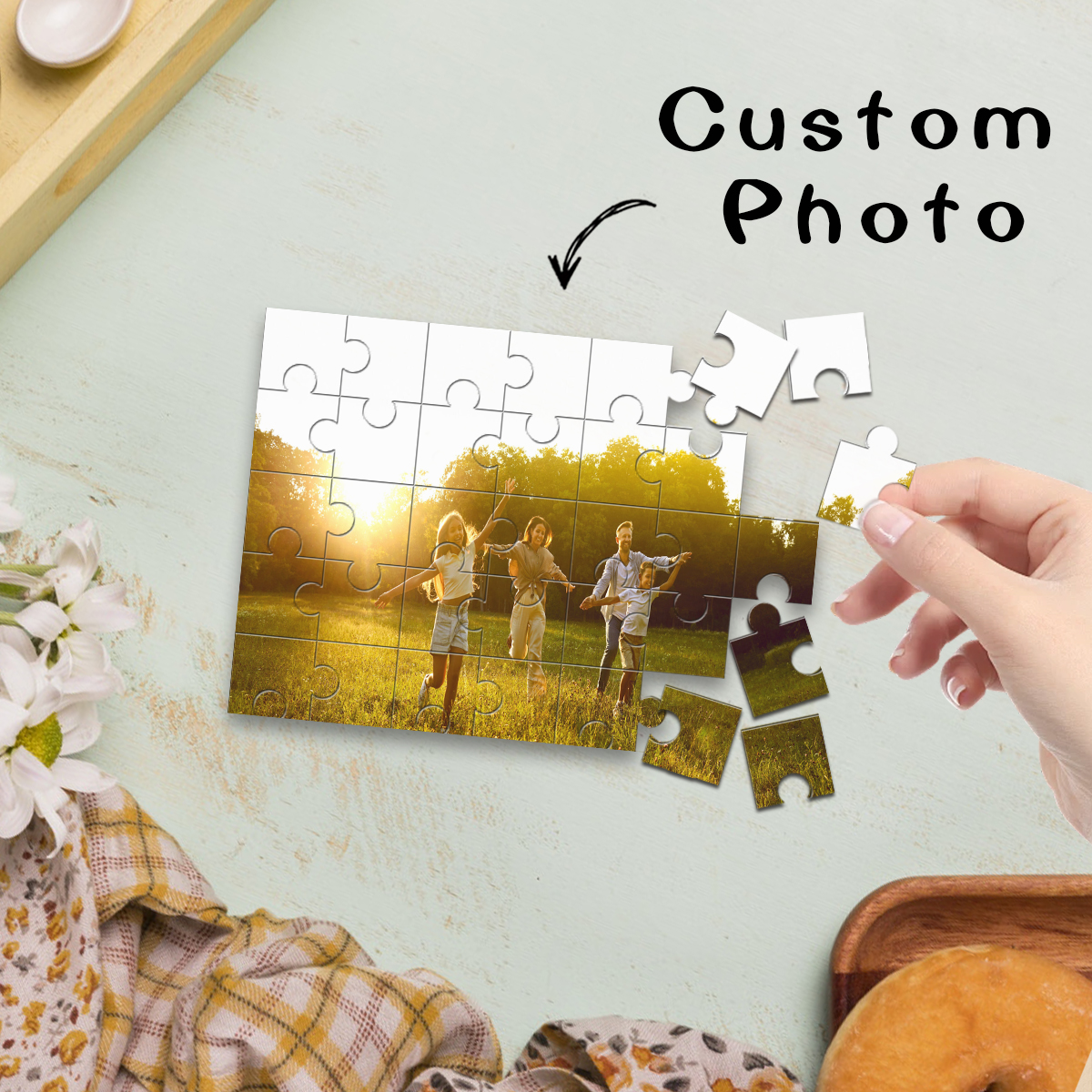 1pc Custom Photo Single Portra - Puzzle Blank White recensie en prijs