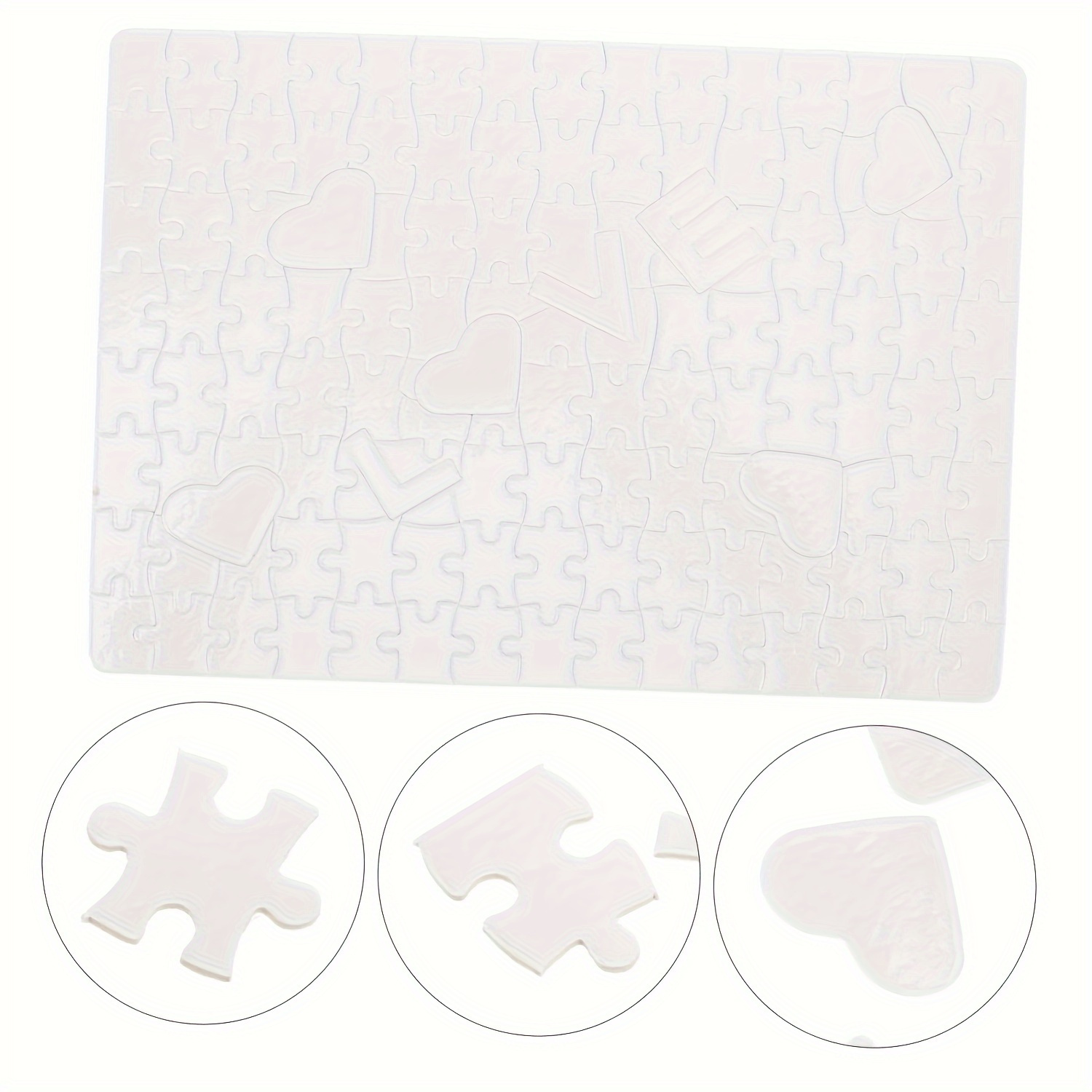 5pcs/10pcs Sublimation Blank P - Puzzle Blank White recensie en prijs
