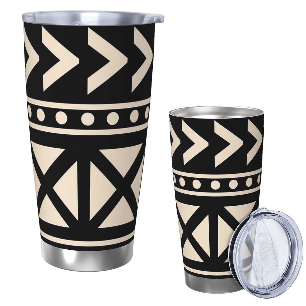 African Mud Cloth Black And Wh - Tumbler 20Oz White recensie en prijs