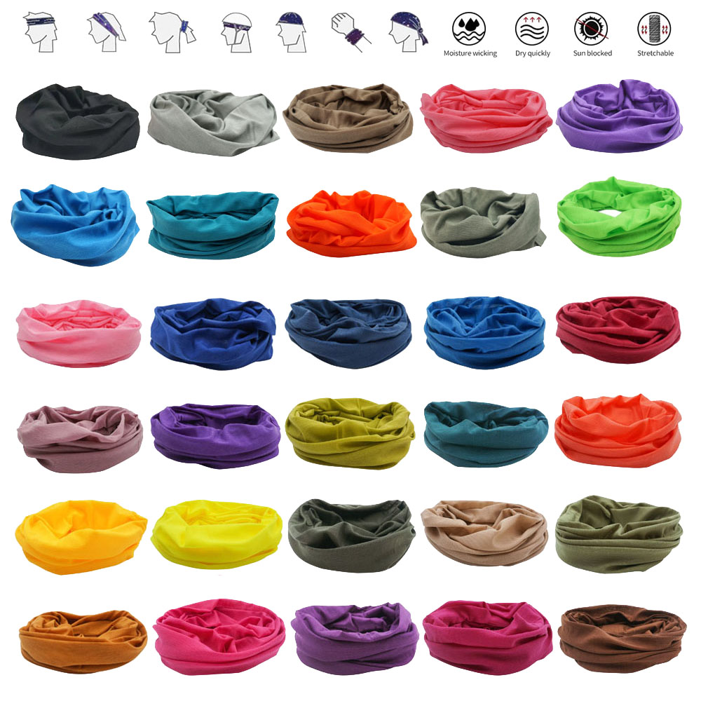 55 Solid Colors Outdoor Sports - Bandana Blank White recensie en prijs