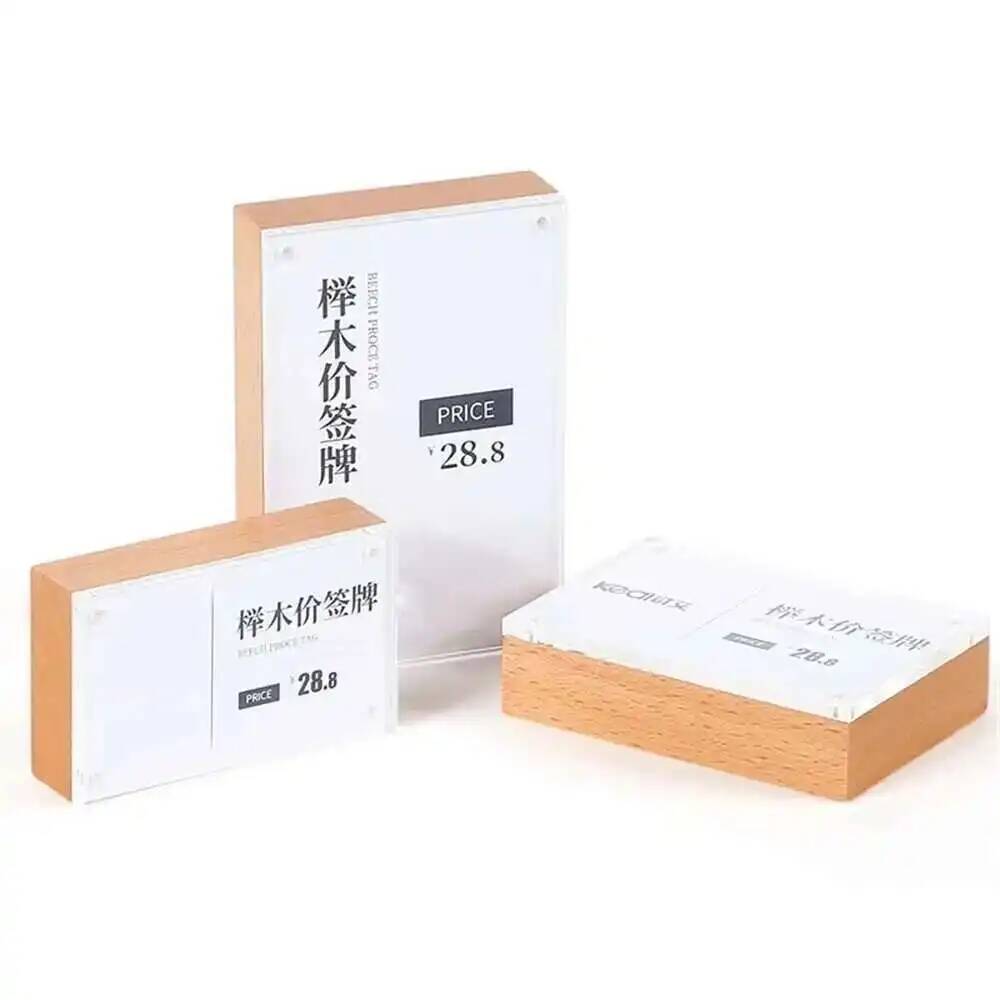 Desk Price Card Display Magnet - Photo Acrylic Block recensie en prijs