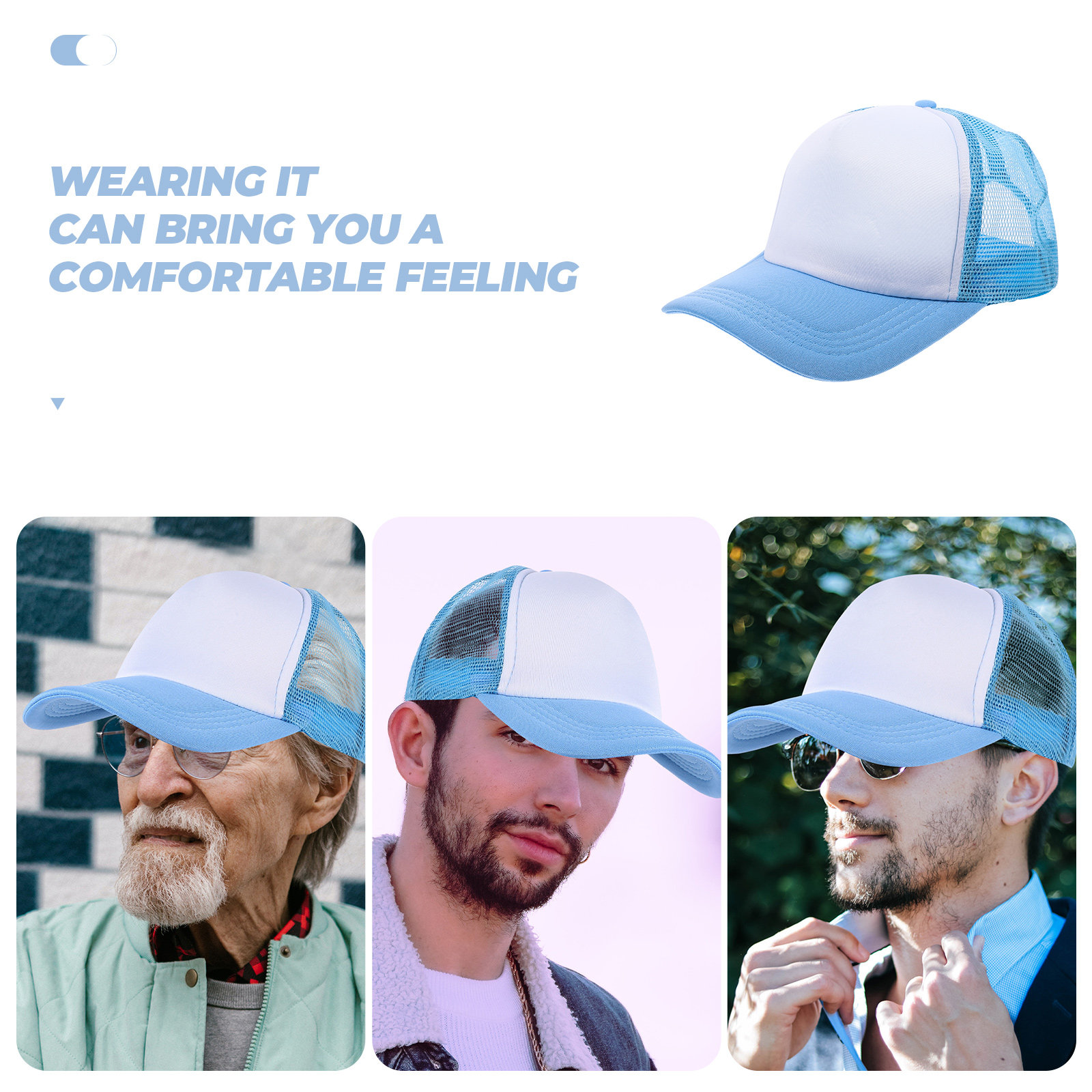 10Pcs Blank Baseball Hats Mesh - Hat Sublimation Blank recensie en prijs