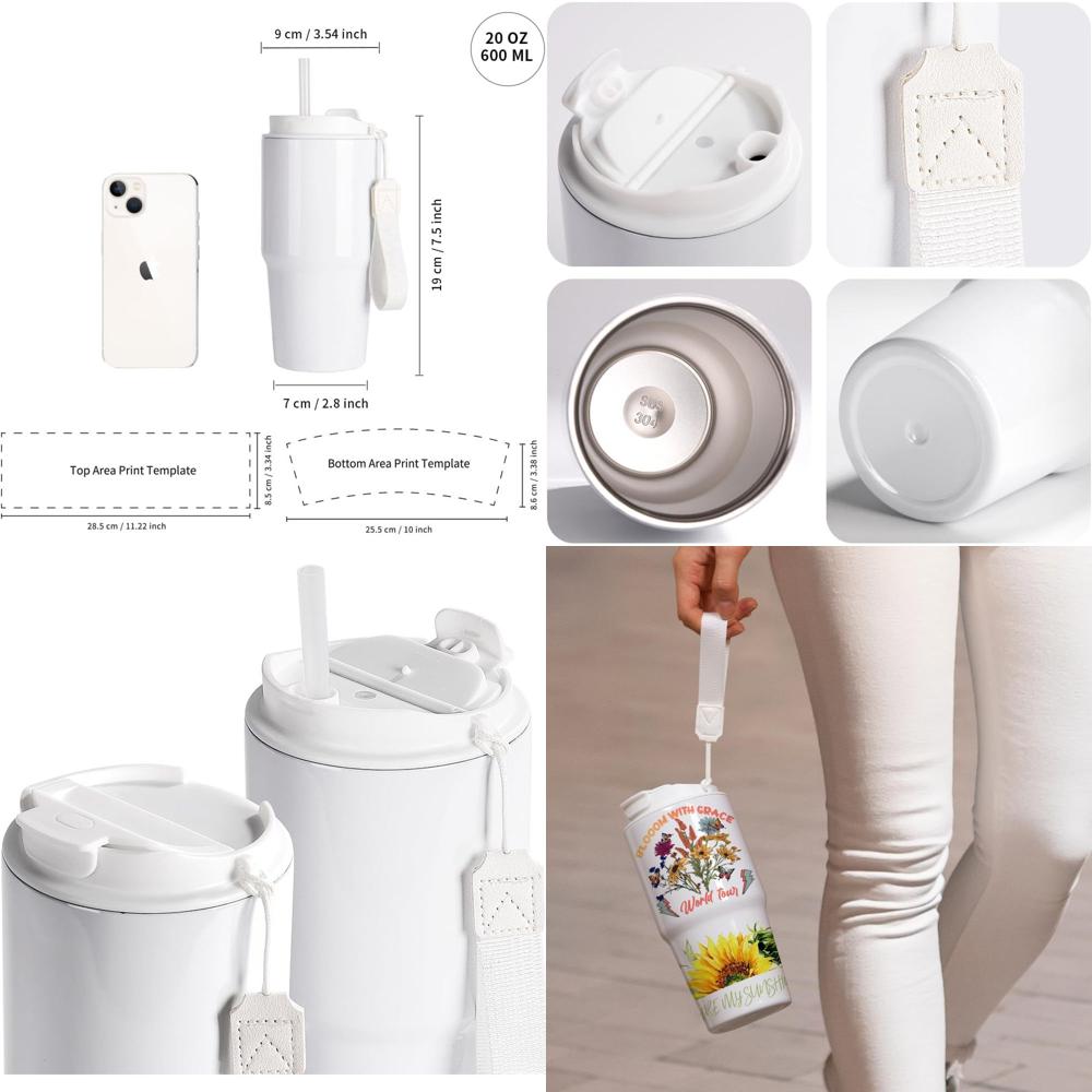 20 oz White Sublimation Tumble - Tumbler 20Oz White recensie en prijs