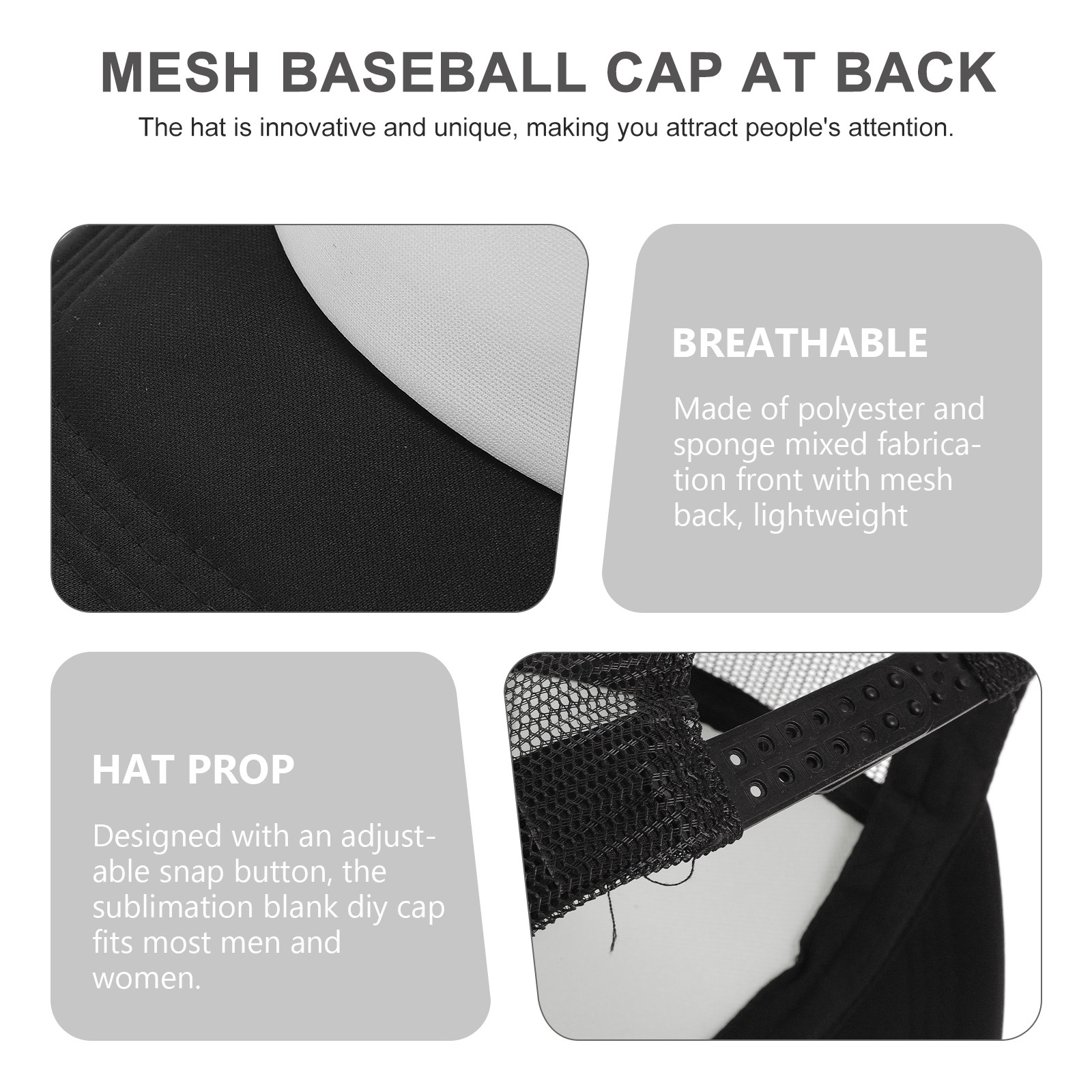 10Pcs DIY Blank Trucker Hat Me - Hat Sublimation Blank recensie en prijs