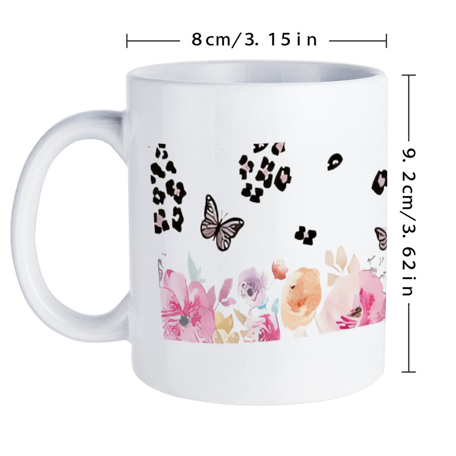 A Watercolor Painting Of Flowe - Sublimation Mug White recensie en prijs