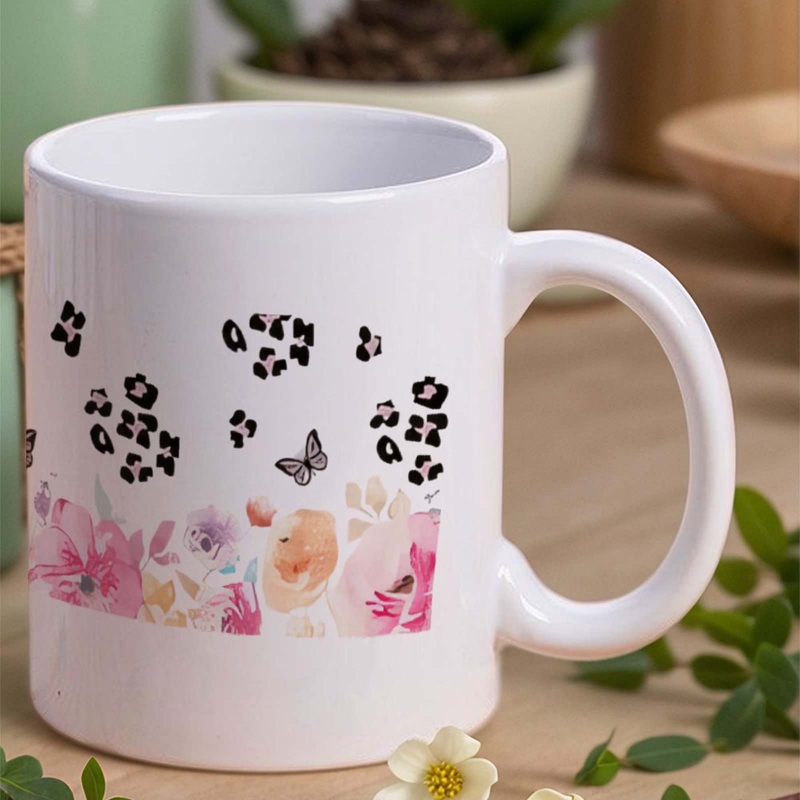 A Watercolor Painting Of Flowe - Sublimation Mug White recensie en prijs