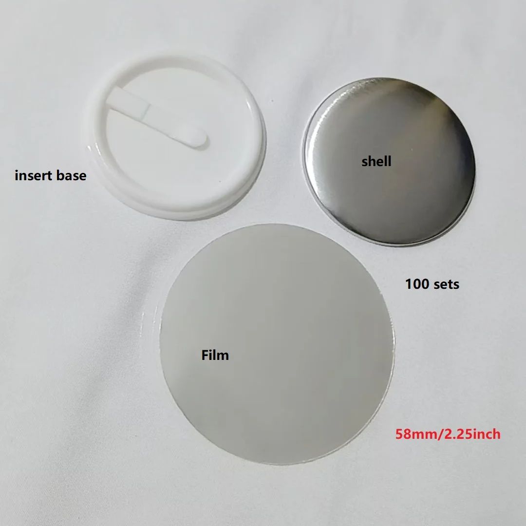 100pcs 58mm 2.25inch Insert bu - Button Badge Blank recensie en prijs