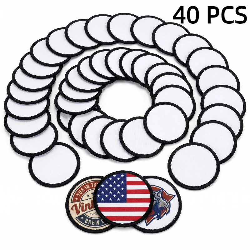 40 PCs Sublimation Patches Clo - Hat Sublimation Blank recensie en prijs