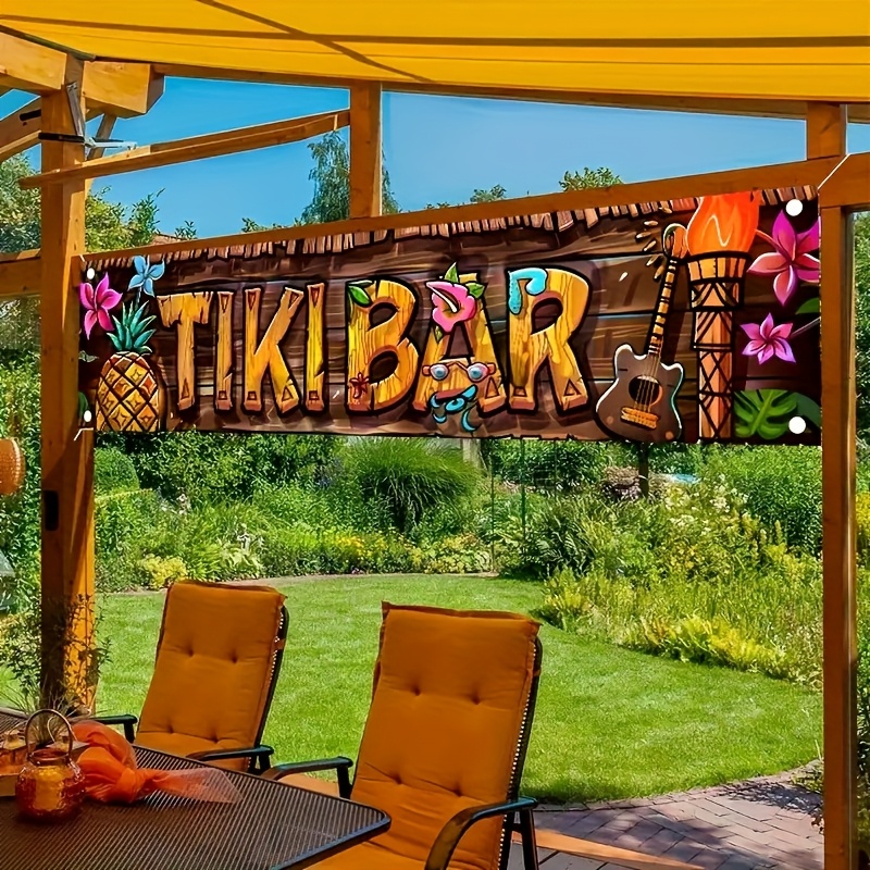 Tiki Bar Banner Tropical Hawai - Yard Sign Blank recensie en prijs