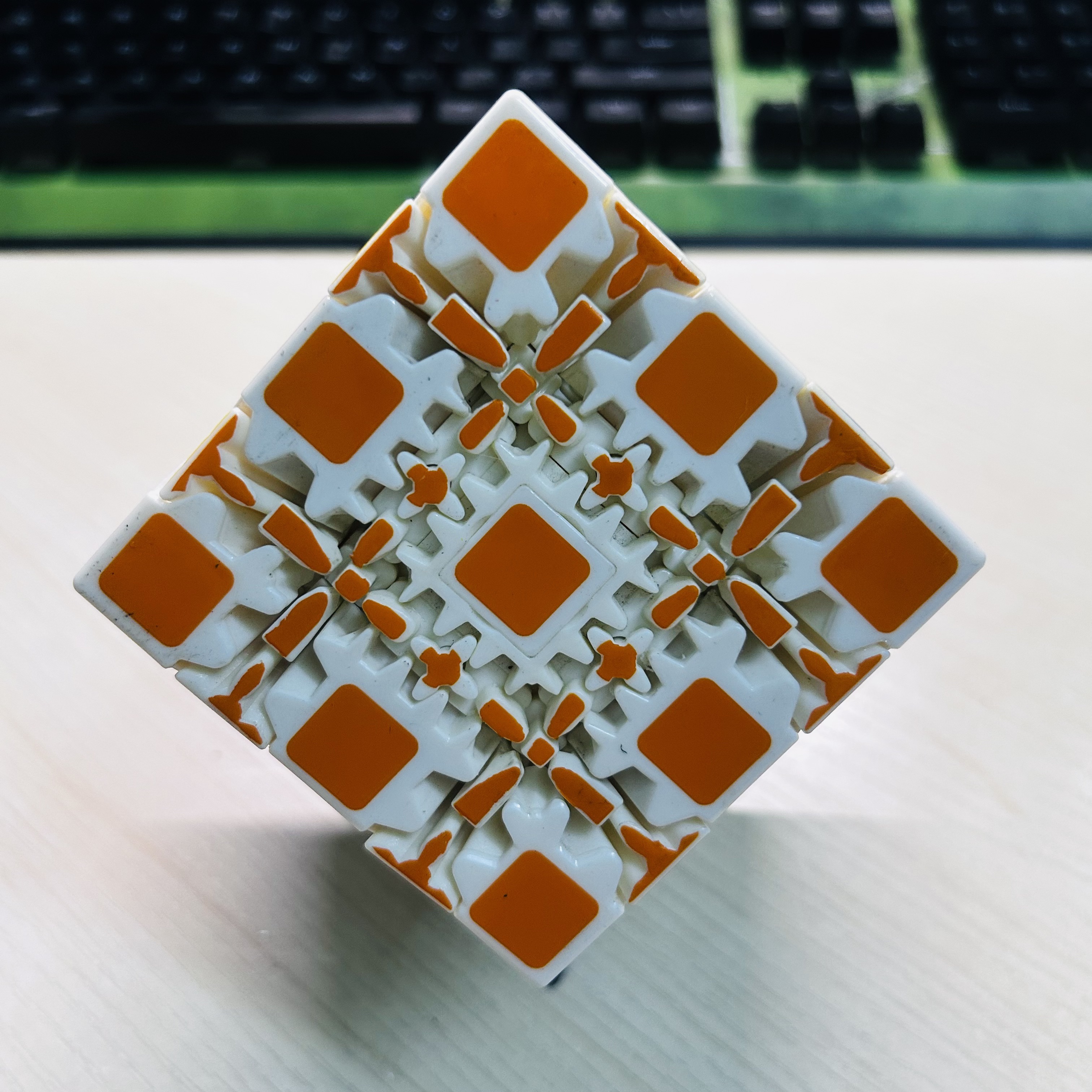 Collection Cube 5x5 Gear Cube  - Puzzle Blank White recensie en prijs
