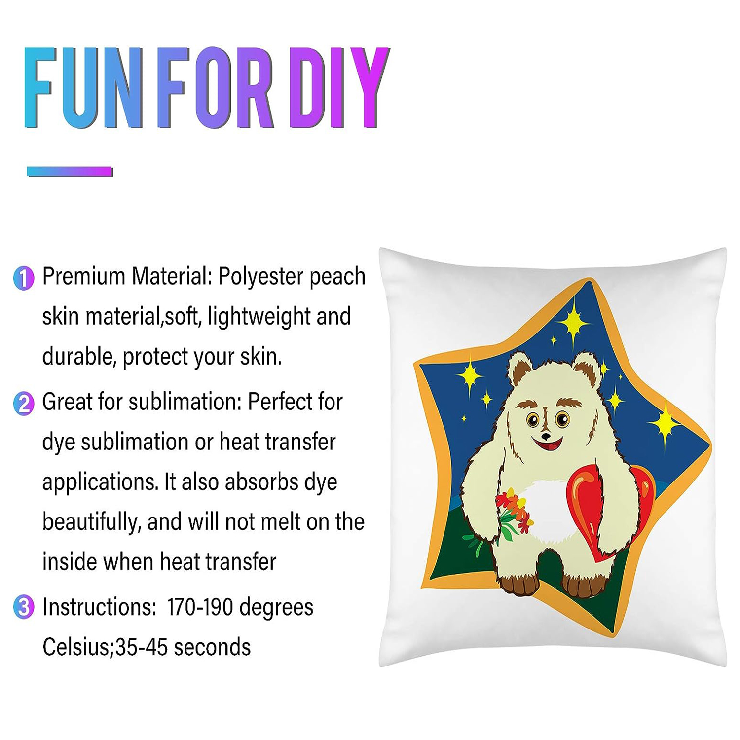 4Pcs Sublimation Blanks Throw  - Pillow Cover Sublimation recensie en prijs