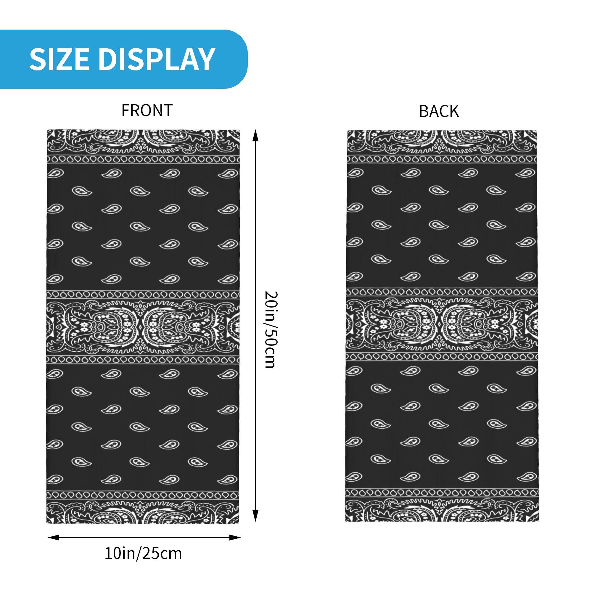 Custom Black and White Bandana - Bandana Blank White recensie en prijs