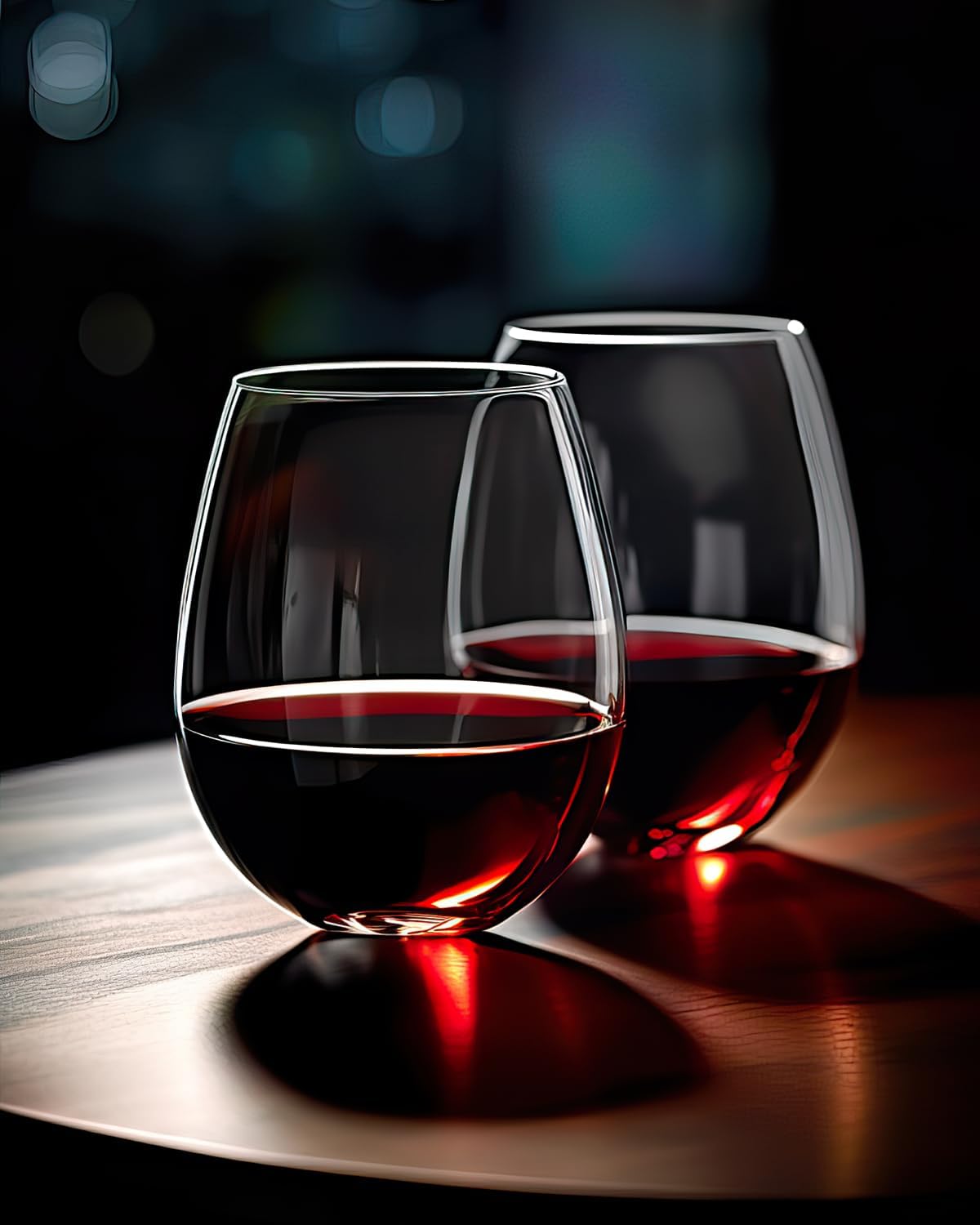 Stemless Wine Glasses Set of 4 - Tumbler 20Oz White recensie en prijs
