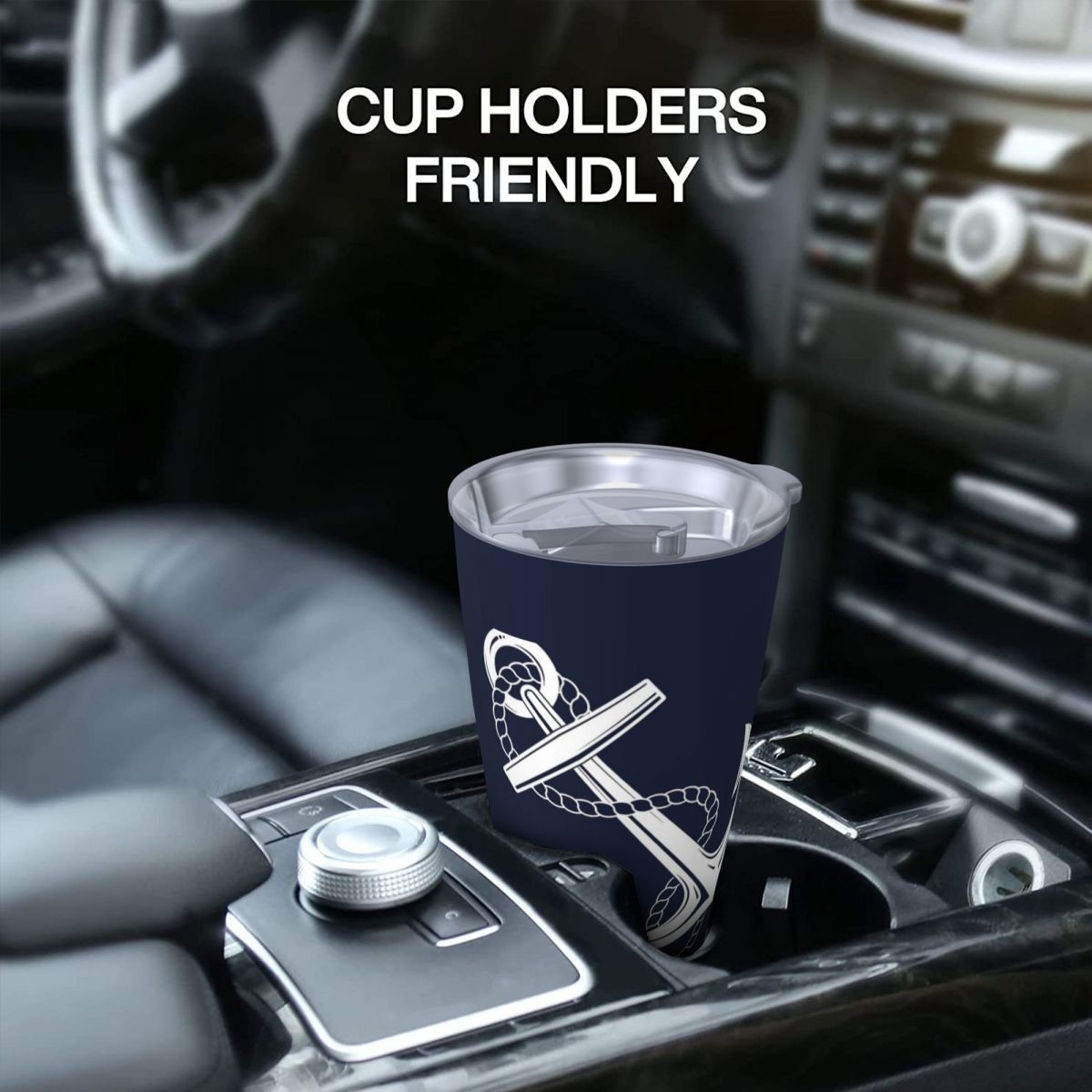 Anchor Nautical White & Navy S - Tumbler 20Oz White recensie en prijs